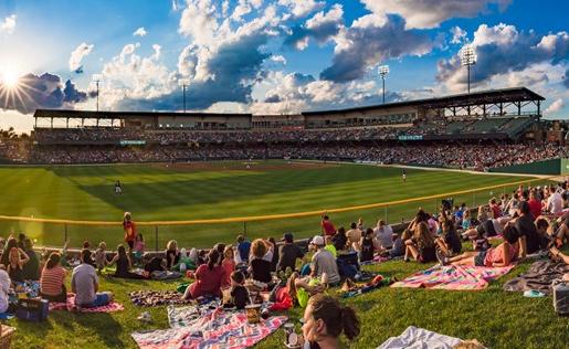 Panoramic photo of Victory Field